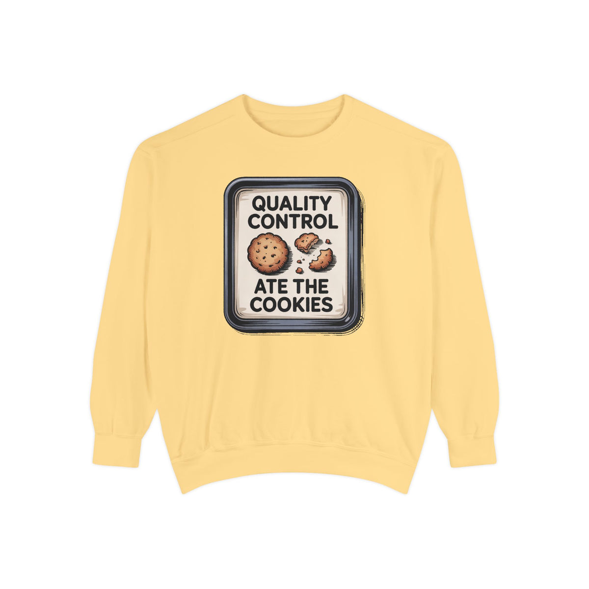 Baker Christmas Sweatshirt, Quality Control Ate The Cookies, Funny Christmas Gift For Baker, Holiday Cookie Crewneck, Funny Baking Tee