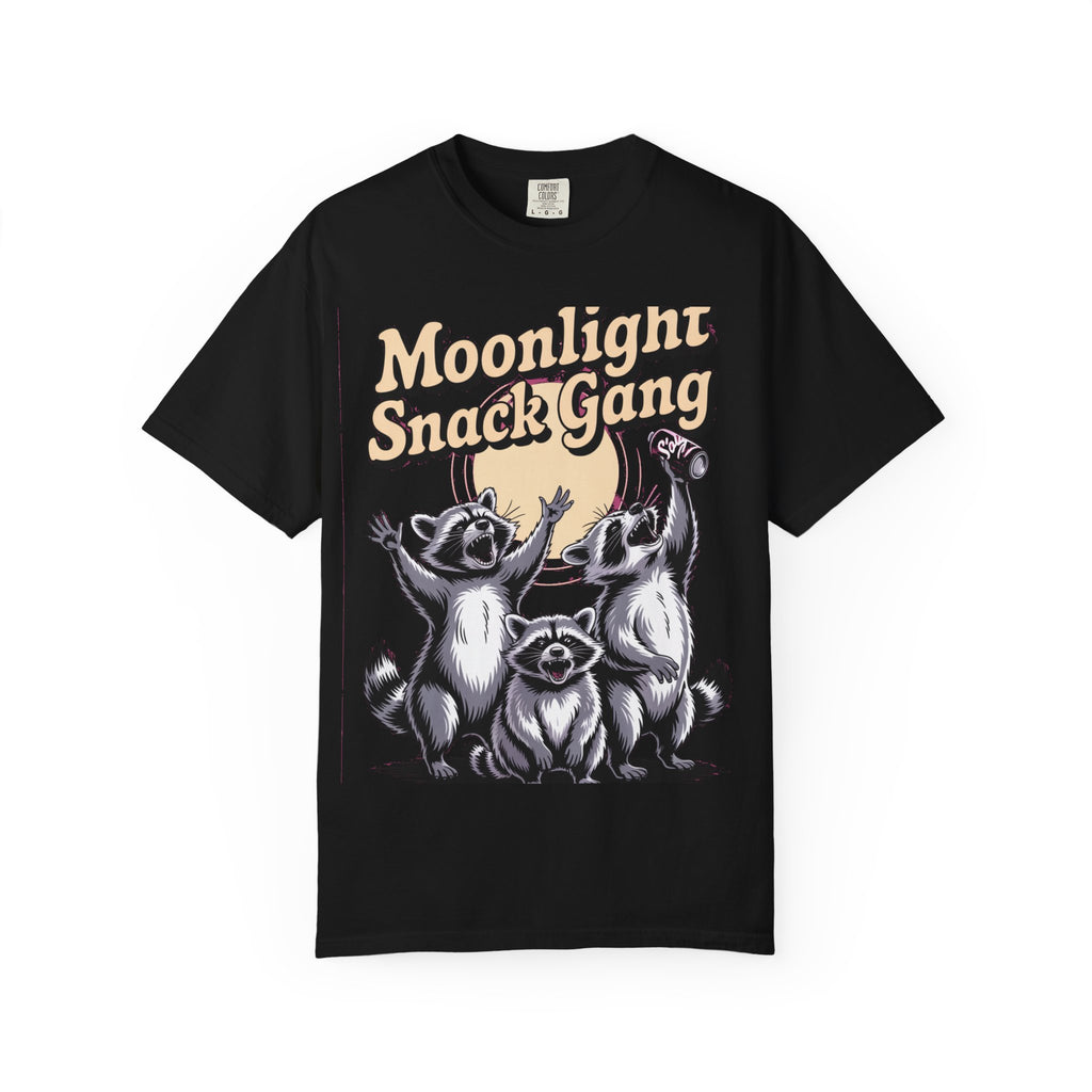 Retro Raccoon Shirt, Moonlight Snack Gang T-Shirt, Vintage 90s Raccoon Graphic Tee, Funny Raccoon Gift