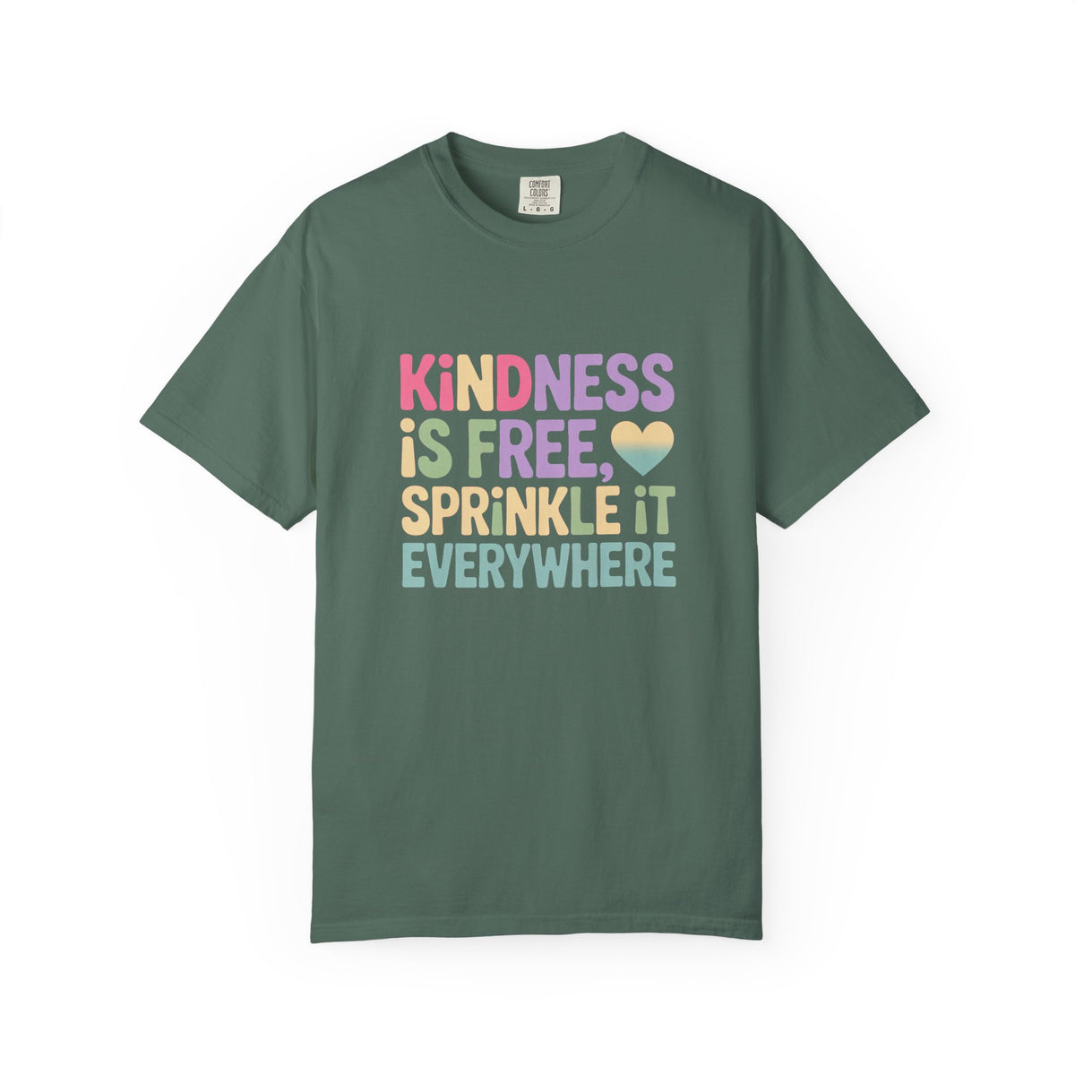 Kindness Is Free Sprinkle It Everywhere Shirt, Positive Quote T-Shirt, Kindness Matters Tee, Motivational Gift for Teacher Friend
