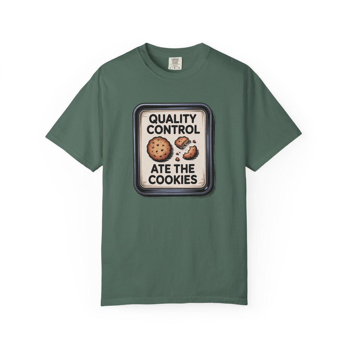 Baker Christmas Shirt, Quality Control Ate The Cookies Tee, Funny Baker Gift, Christmas Baking Shirt, Cookie Lover Gift, Holiday Baker T-Sh…