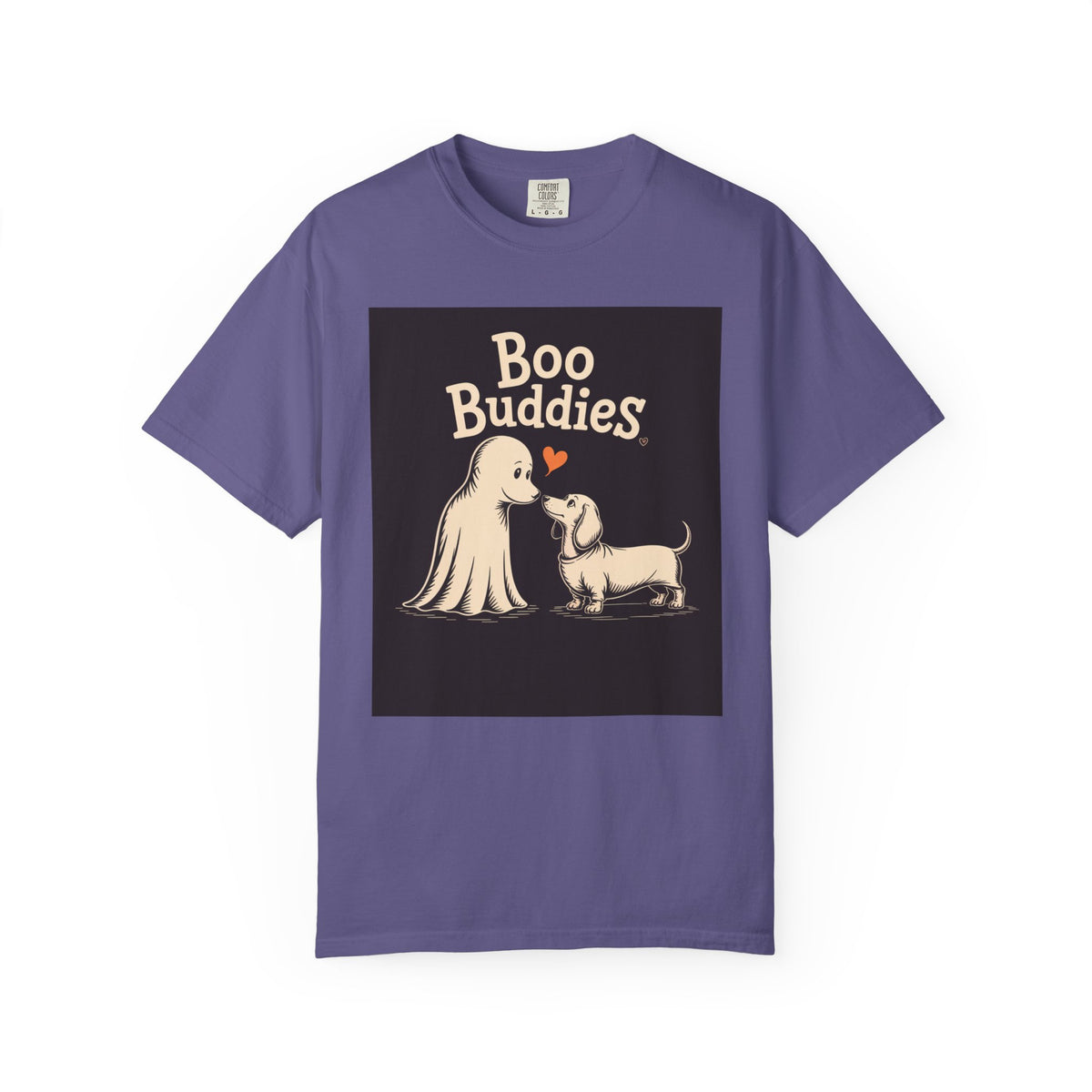 Boo Buddies Halloween Shirt, Ghost And Dachshund T-Shirt, Cute Dog Ghost Halloween Tee, Spooky Season Dog Lover Gift