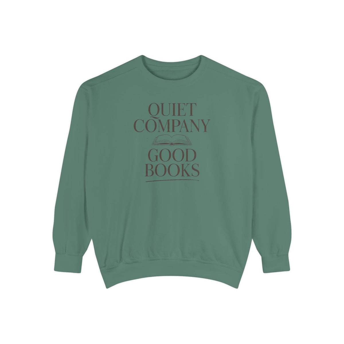 Introvert Reader Sweatshirt, Quiet Company Good Books Crewneck, Book Lover Gift, Reading Hobby Sweatshirt, Bookish Gift For Introverts