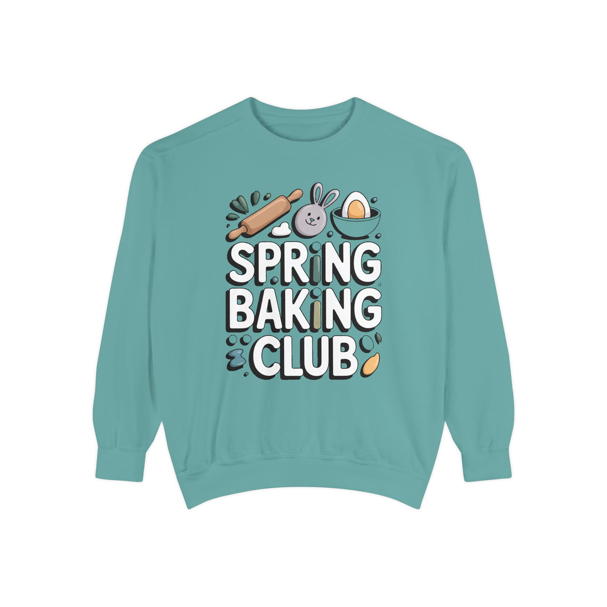 Home Baker Sweatshirt, Easter Gift for Baker, Spring Baking Club Crewneck, Easter Baking Lover Sweatshirt, Cute Easter Gift for Her
