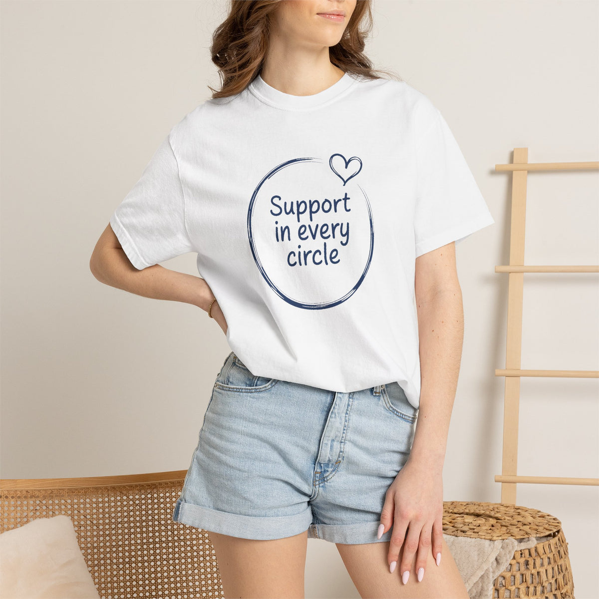 Diabetes Awareness Shirt, Support In Every Circle Tee, Type 1 Diabetes Support Gift, Diabetes Warrior Shirt, Awareness Ribbon Tee, Diabetic…