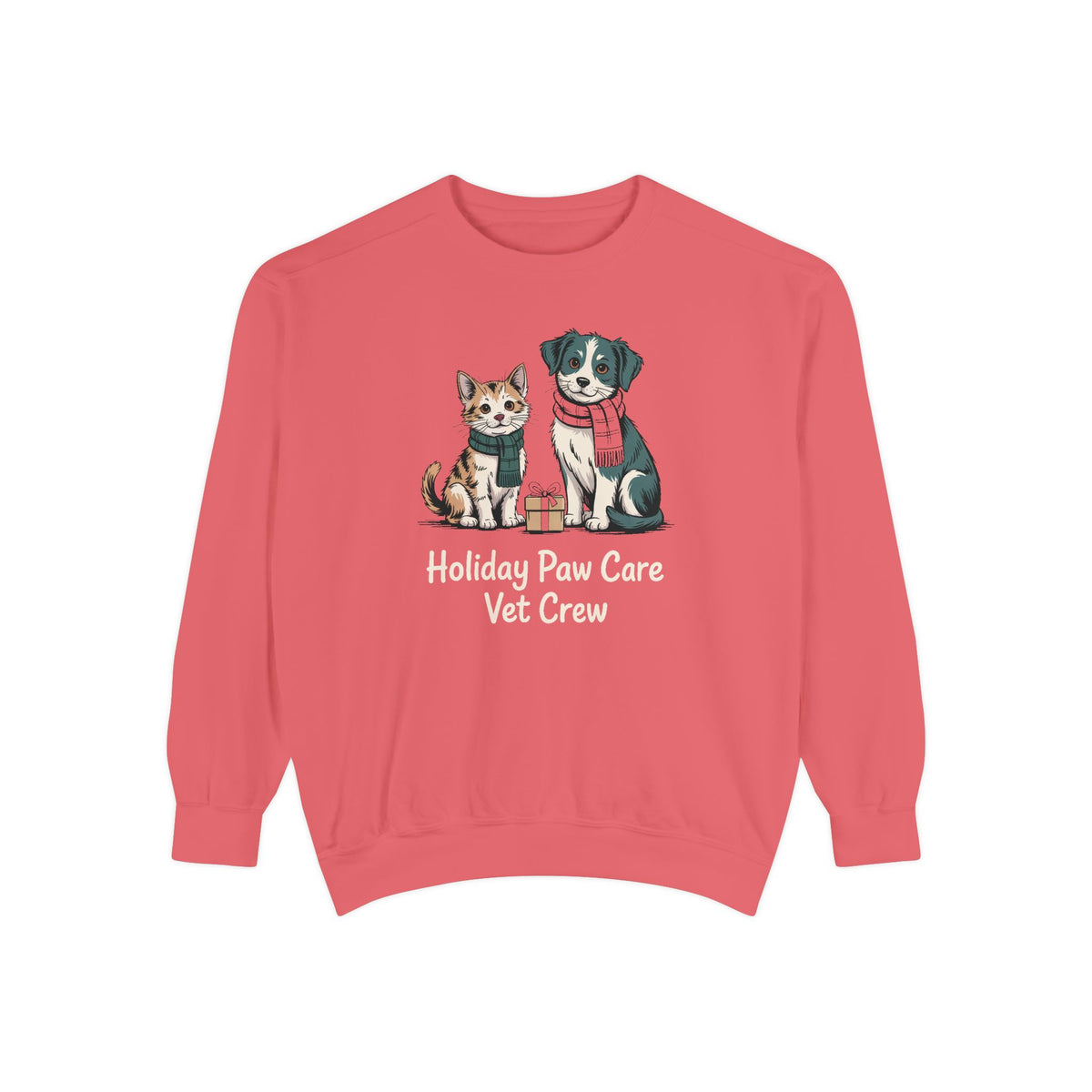 Vet Crew Sweatshirt, Holiday Paw Care Christmas Gift For Veterinarian, Vet Tech Christmas Shirt, Veterinary Crew Holiday Sweatshirt, Vet Of…