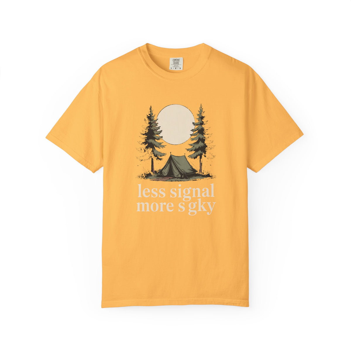 Camper Shirt, Less Signal More Sky Tee, Camping Gift, Hiking Hobby Shirt, Nature Lover Gift, Outdoor Adventure T-Shirt, Camper Gift For Him…