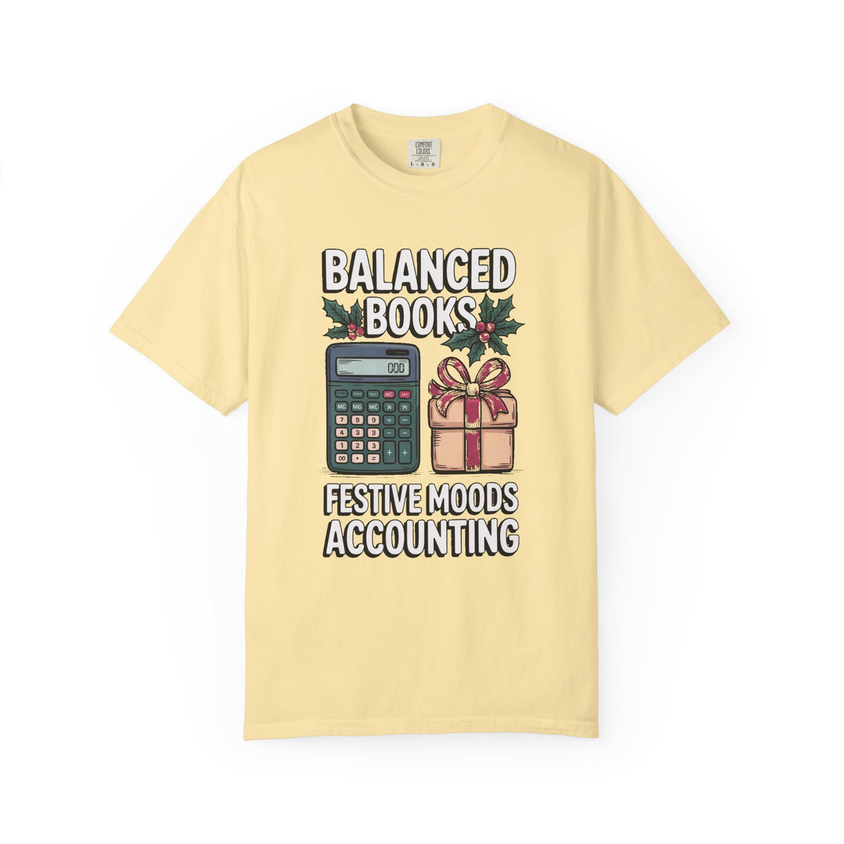 Accountant Christmas Shirt, Balanced Books Festive Moods Tee, Funny Gift For Accounting Team, Christmas Gift For Accountant, Bookkeeper Hol…