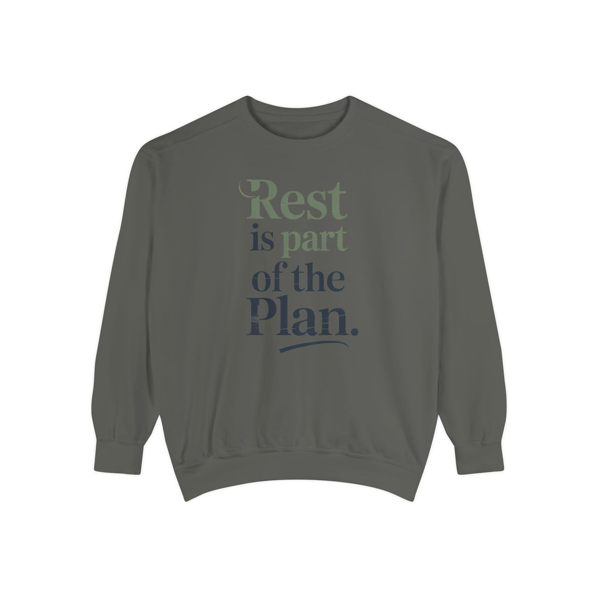 Mental Health Self Care Sweatshirt, Rest Is Part Of The Plan, Mental Health Awareness Gift, Self Care Crewneck, Therapy Support Sweatshirt