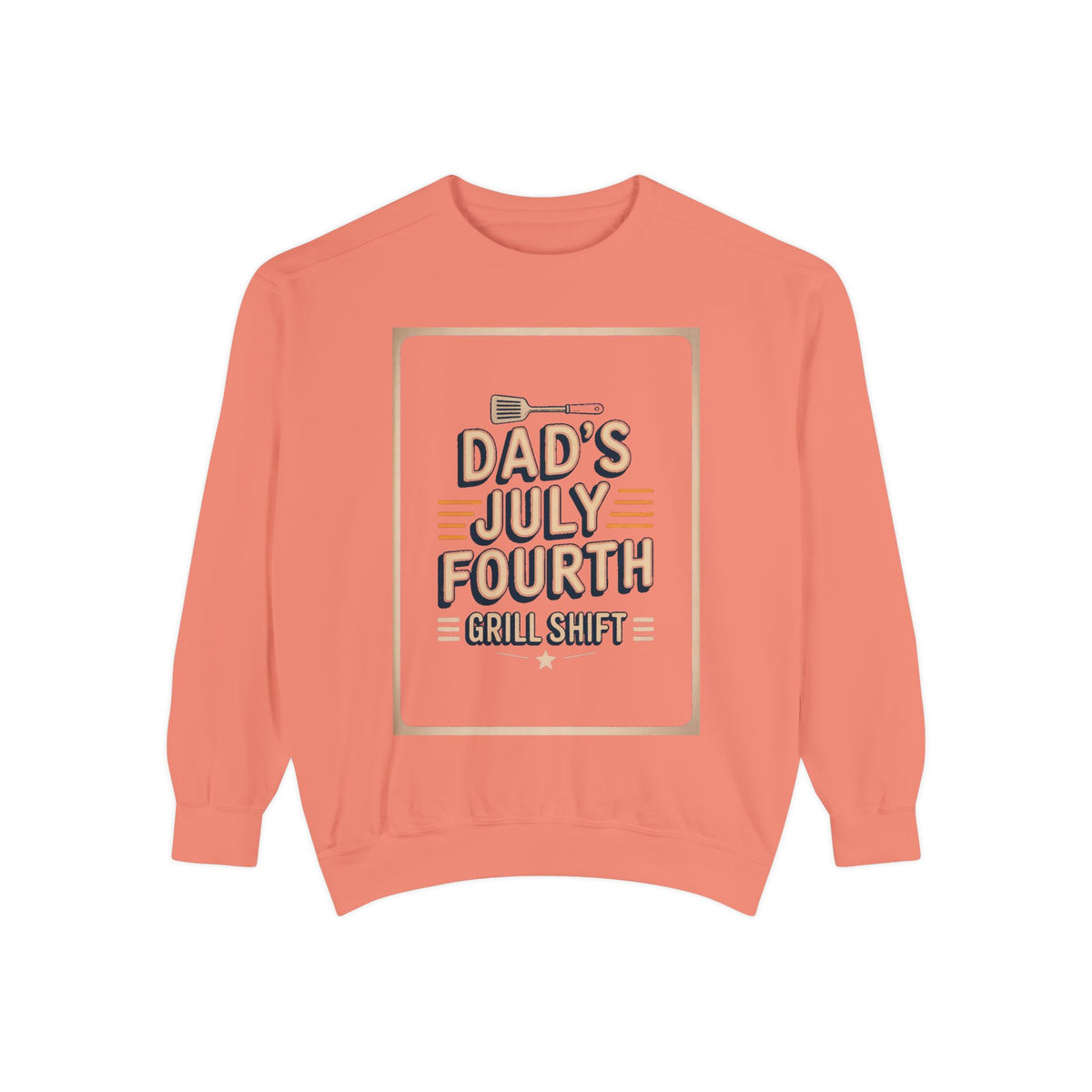 Dad BBQ Sweatshirt, Fourth Of July Grill Master Gift, Dad's Grill Shift Crewneck, Patriotic Dad Gift, Funny July 4th Sweatshirt For Dad