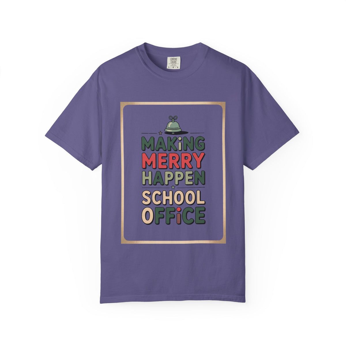 School Office Shirt, Making Merry Happen, Christmas Gift For School Office Staff, School Secretary Tee, Office Crew Christmas Shirt