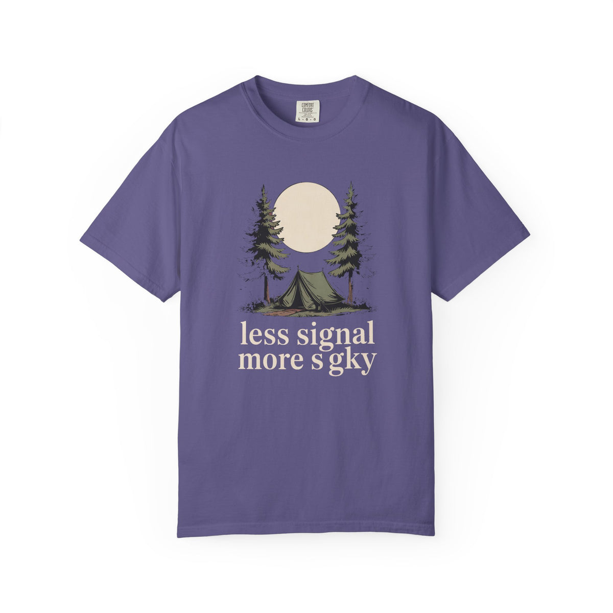 Camper Shirt, Less Signal More Sky Tee, Camping Gift, Hiking Hobby Shirt, Nature Lover Gift, Outdoor Adventure T-Shirt, Camper Gift For Him…