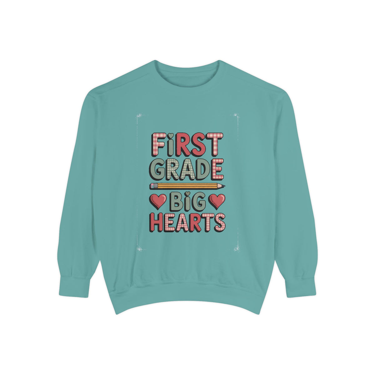 First Grade Teacher Sweatshirt, Big Hearts Valentine's Day Shirt, 1st Grade Teacher Valentine Gift, Teacher Appreciation Crewneck, Cute Val…