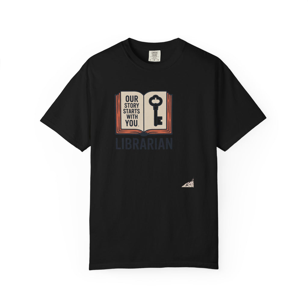 Librarian Shirt, Our Story Starts With You, School Librarian Gift, Teacher Appreciation Tee, Library Teacher Shirt, Book Lover Gift