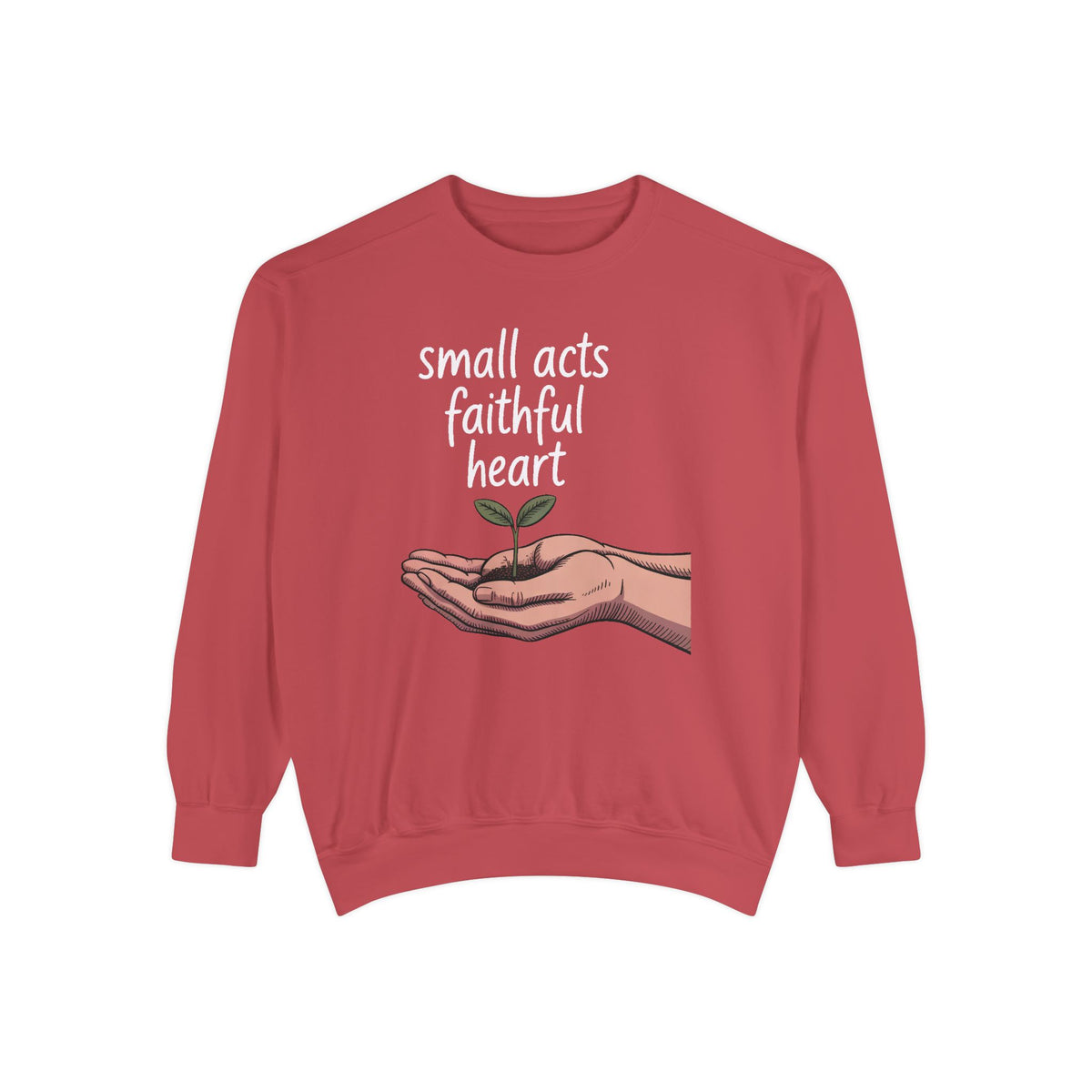 Church Volunteer Sweatshirt, Small Acts Faithful Heart Crewneck, Faith Based Gift For Volunteer, Christian Positive Message Pullover, Minis…