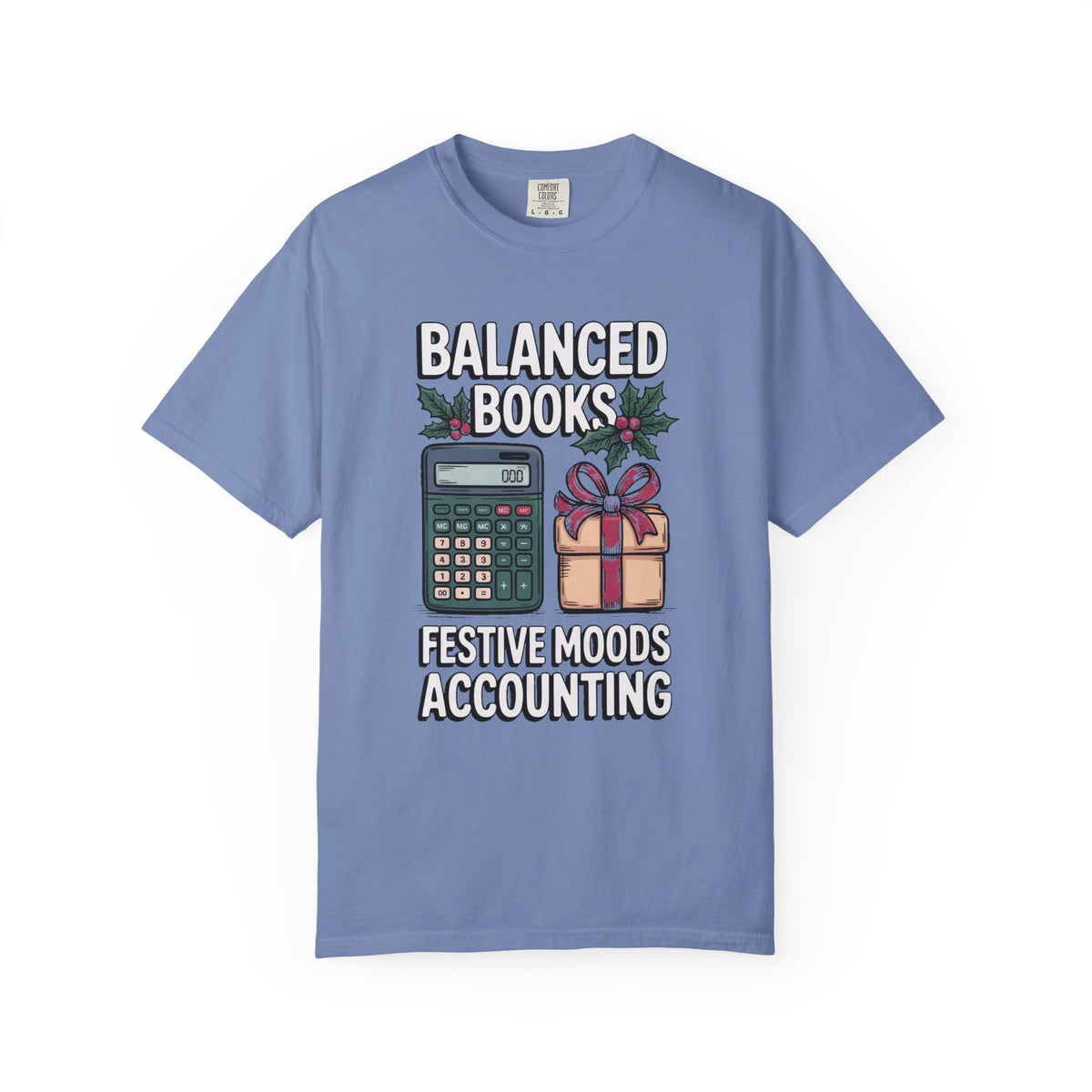 Accountant Christmas Shirt, Balanced Books Festive Moods Tee, Funny Gift For Accounting Team, Christmas Gift For Accountant, Bookkeeper Hol…
