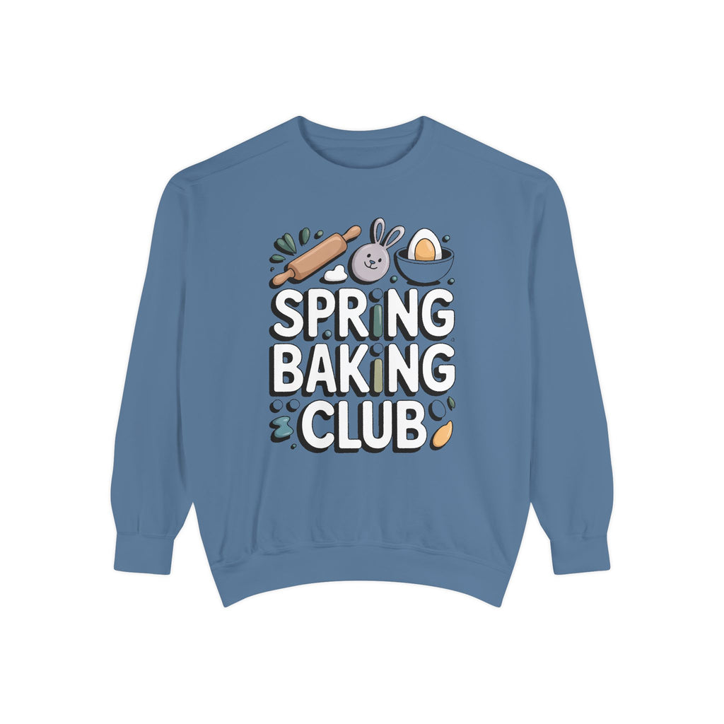 Home Baker Sweatshirt, Easter Gift for Baker, Spring Baking Club Crewneck, Easter Baking Lover Sweatshirt, Cute Easter Gift for Her
