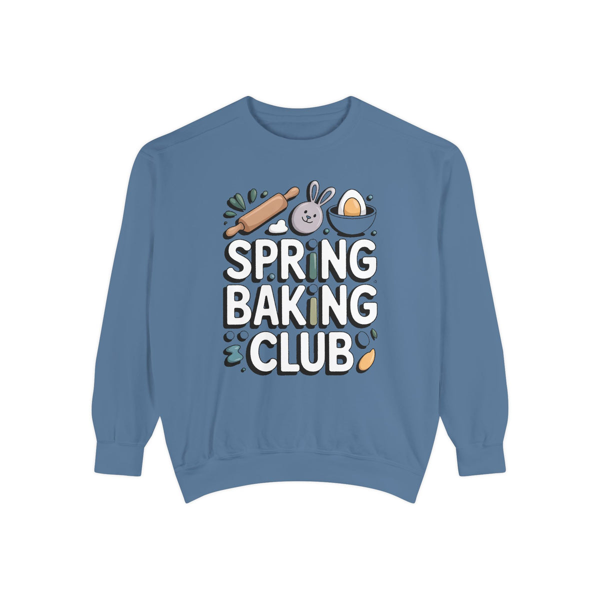 Home Baker Sweatshirt, Easter Gift for Baker, Spring Baking Club Crewneck, Easter Baking Lover Sweatshirt, Cute Easter Gift for Her
