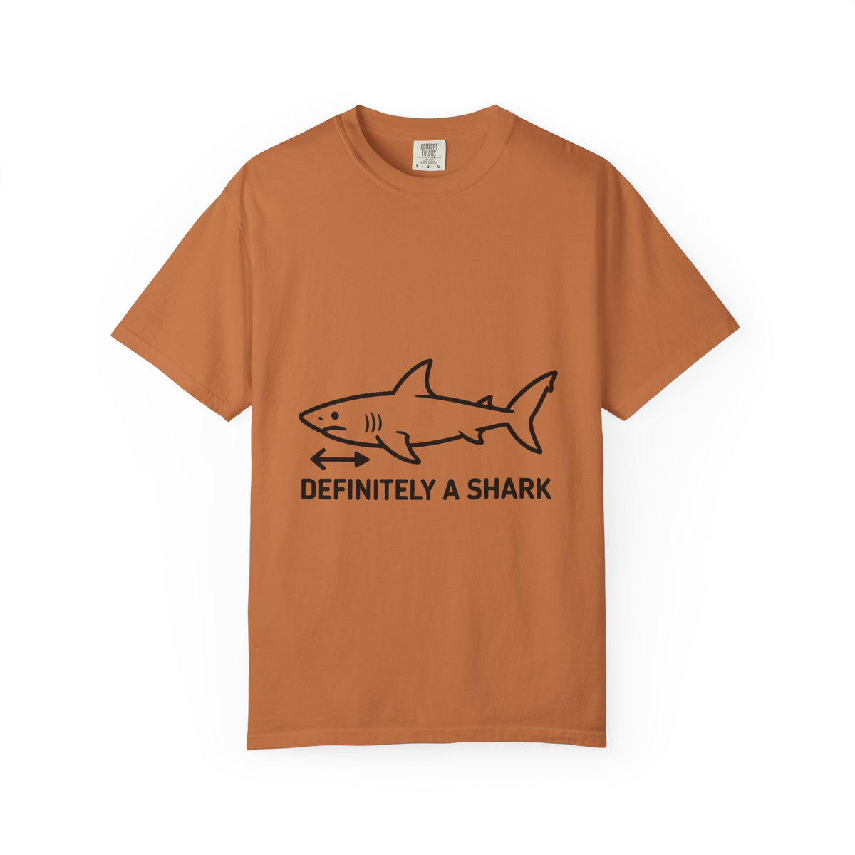 Definitely A Shark Diagram Shirt, Funny Deadpan Meme Tee, Sarcastic Textbook Diagram T-Shirt, Shark Lover Gift