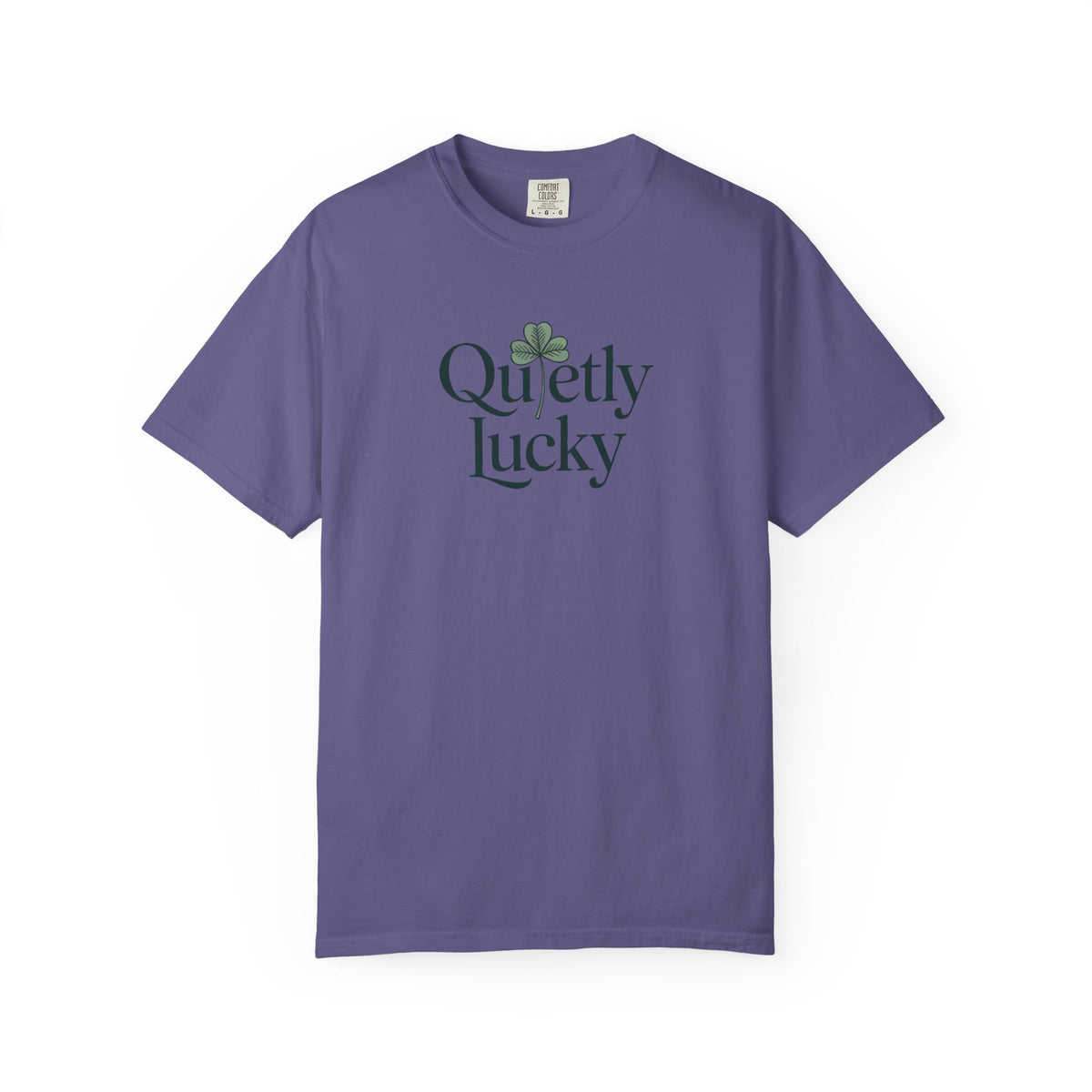 Introvert St Patrick's Day Shirt, Quietly Lucky Tee, Minimalist Shamrock Shirt For Introverts, Funny St Paddy's Gift, Lucky Charm Tee