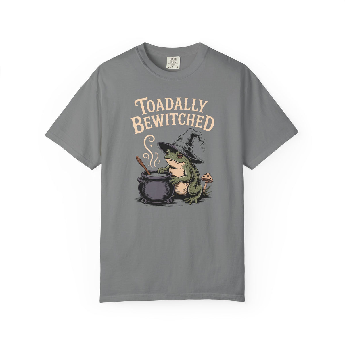 Toadally Bewitched Halloween Shirt, Cute Witch Toad T-Shirt, Vintage Storybook Frog Tee, Spooky Season Cottagecore Gift
