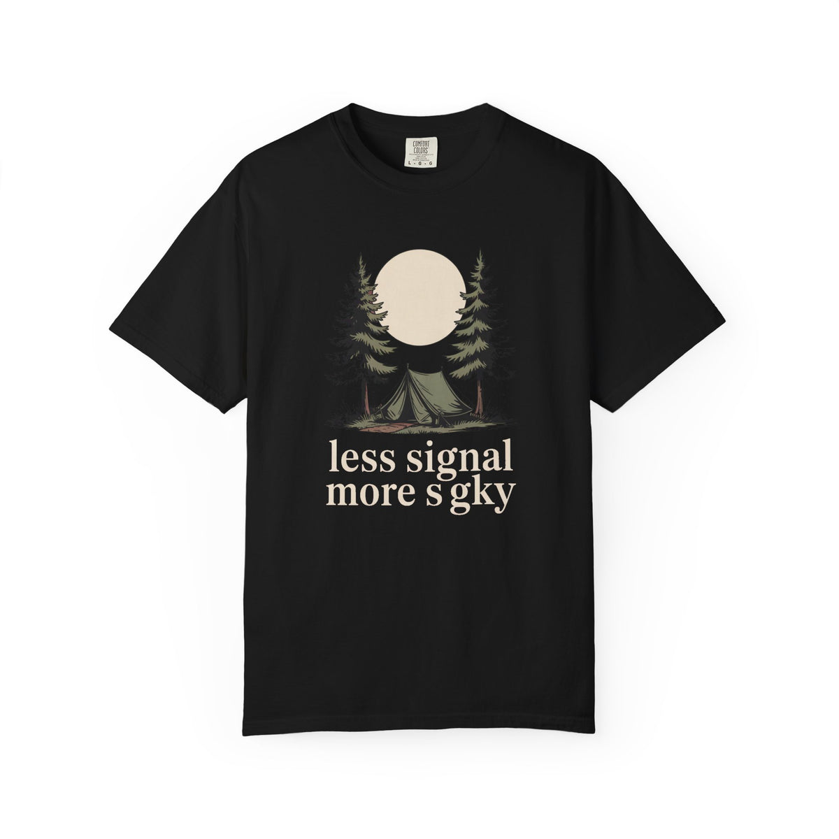 Camper Shirt, Less Signal More Sky Tee, Camping Gift, Hiking Hobby Shirt, Nature Lover Gift, Outdoor Adventure T-Shirt, Camper Gift For Him…