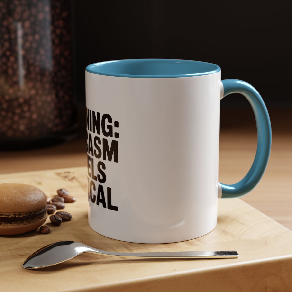 Warning Sarcasm Levels Critical Mug, Funny Sarcastic Coffee Mug, Sarcasm Quote Cup, Coworker Gift, Funny Office Mug