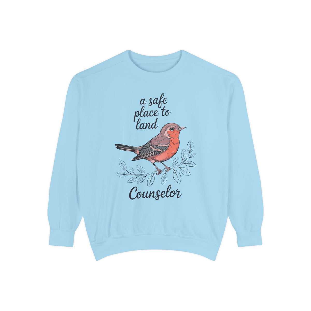School Counselor Sweatshirt, A Safe Place To Land, Counselor Appreciation Gift, Teacher Appreciation Crewneck, Counselor Week Sweatshirt, G…