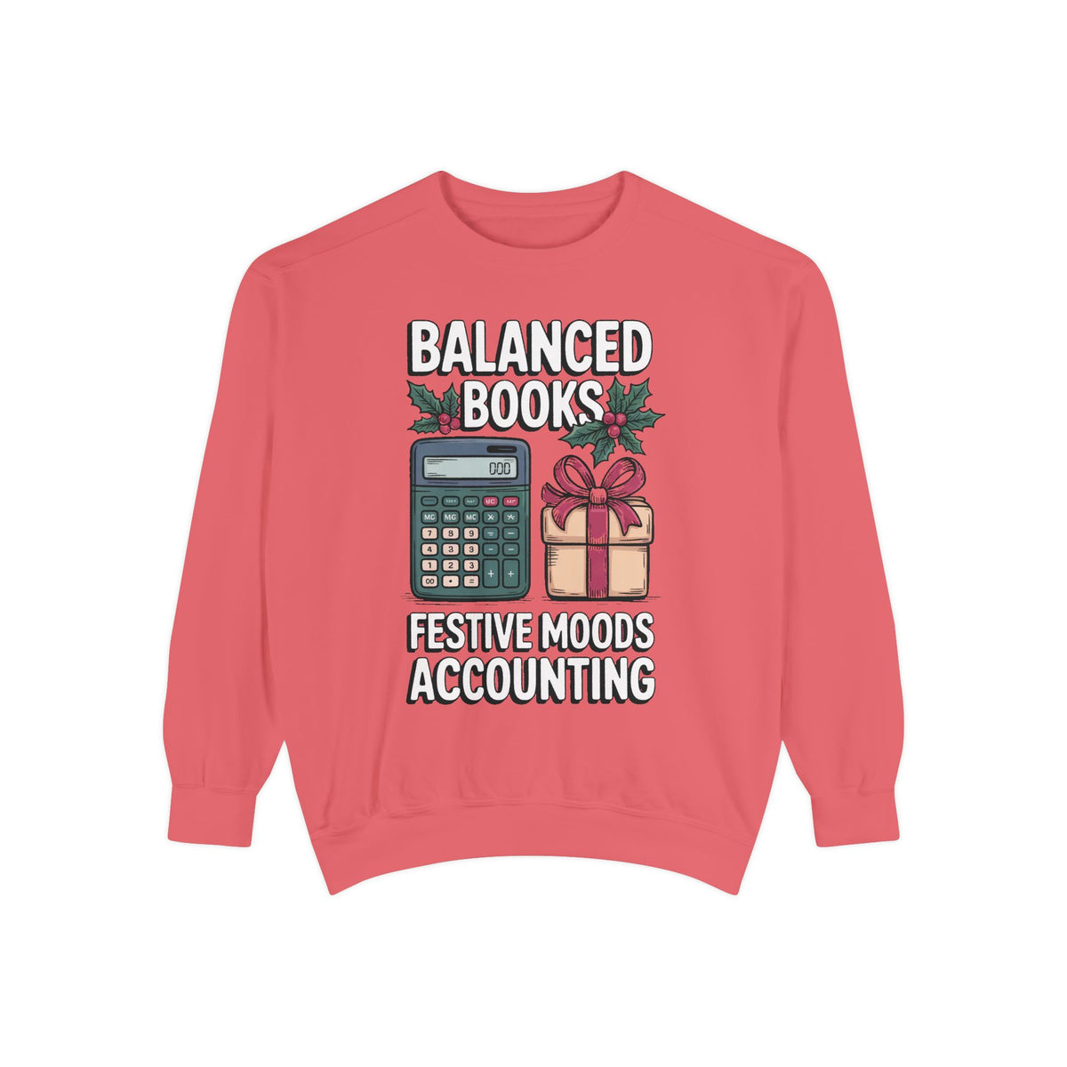 Accountant Christmas Sweatshirt, Balanced Books Festive Moods, Accounting Team Gift, Funny Accountant Crewneck, Christmas Gift For Accounta…