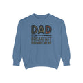 Dad Sweatshirt, Breakfast Department, Father's Day Gift For Dad Who Cooks, Funny Cooking Dad Crewneck, Retro Grilling Dad Gift
