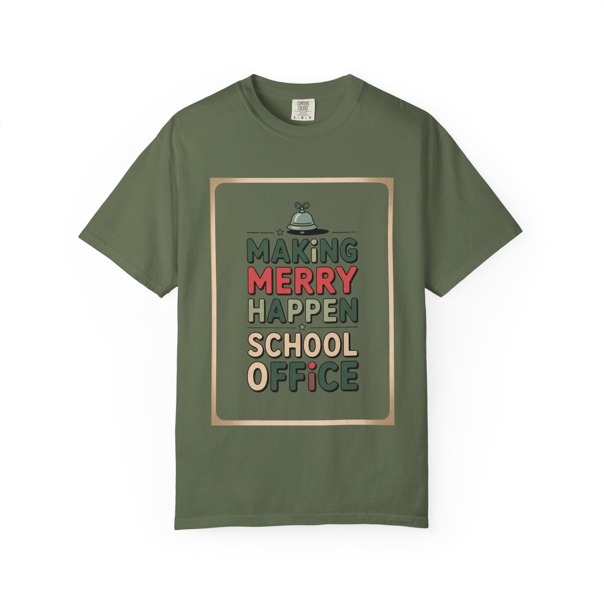 School Office Shirt, Making Merry Happen, Christmas Gift For School Office Staff, School Secretary Tee, Office Crew Christmas Shirt