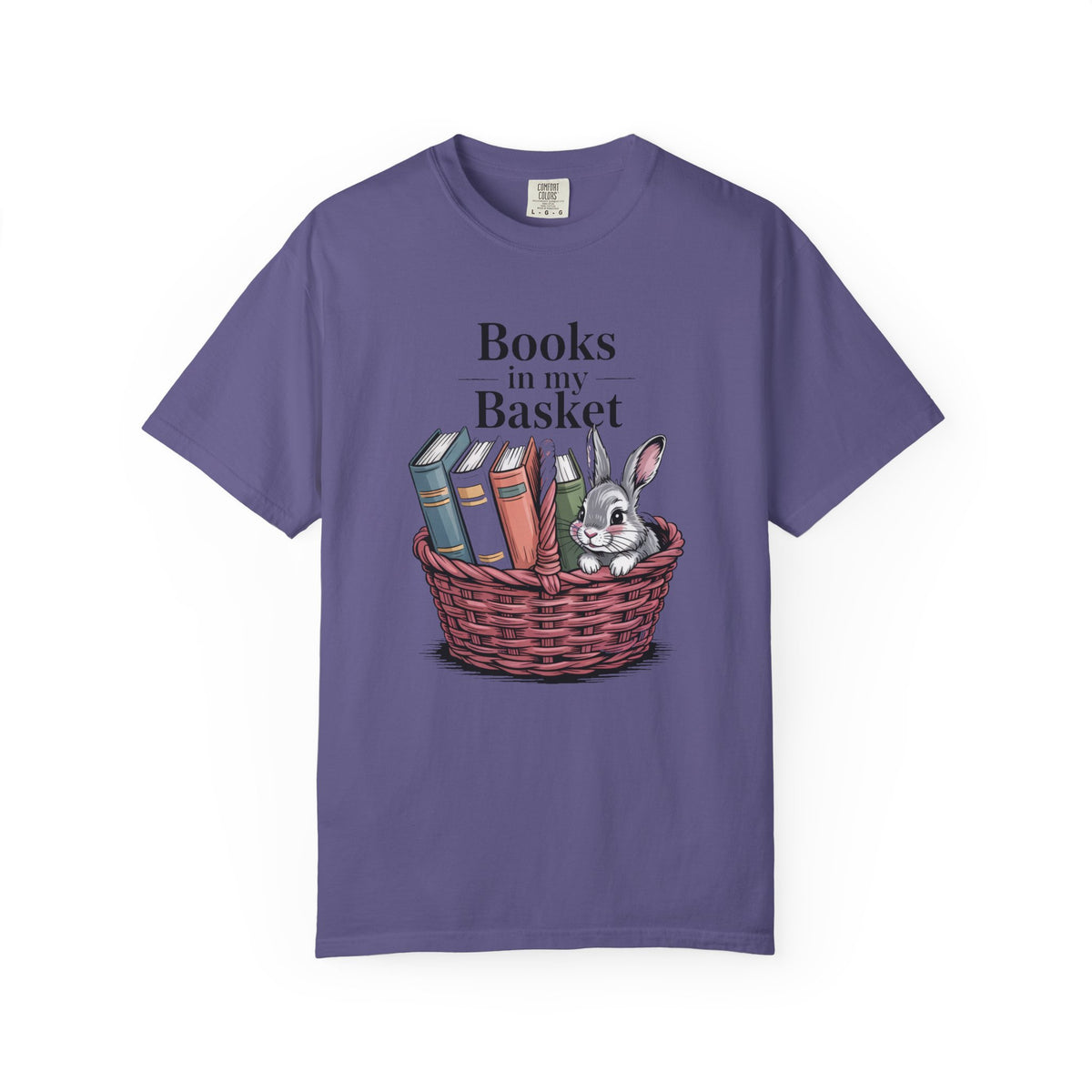 Book Lover Easter Shirt, Books In My Basket Tee, Easter Gift For Readers, Bunny Book Lover Shirt, Reading Lover Easter Gift, Spring Basket…