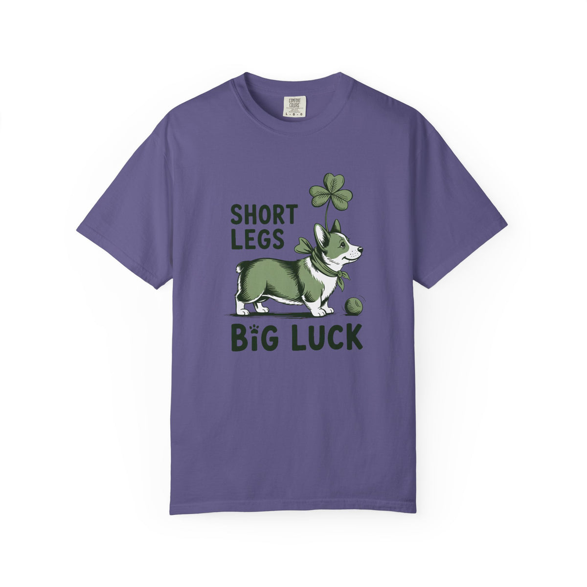 Corgi Owner Shirt, St Patrick's Day Shirt, Short Legs Big Luck Corgi Tee, Funny Corgi Gift, St Paddy's Day Dog Lover Shirt, Lucky Corgi Mom…