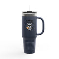 Chaos Coordinator Raccoon Travel Mug, Funny Raccoon Tumbler with Handle, Cute Trash Panda Gift, 40oz Insulated Cup for Coffee Lovers