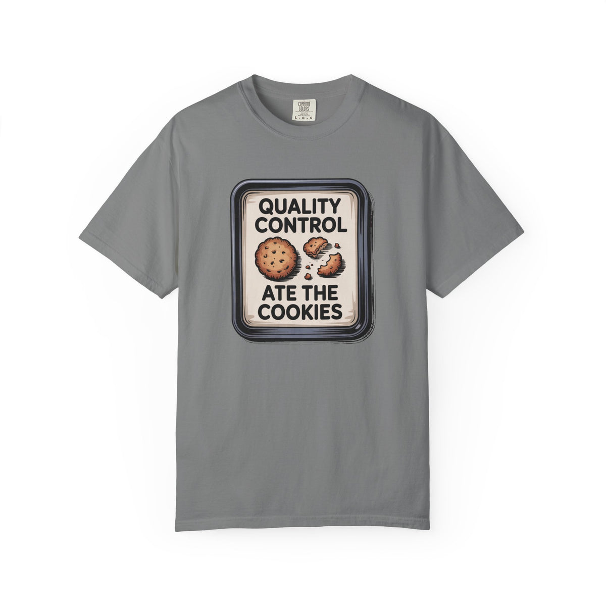 Baker Christmas Shirt, Quality Control Ate The Cookies Tee, Funny Baker Gift, Christmas Baking Shirt, Cookie Lover Gift, Holiday Baker T-Sh…