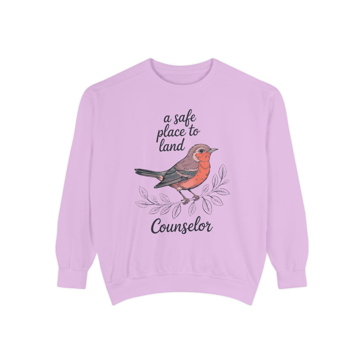 School Counselor Sweatshirt, A Safe Place To Land, Counselor Appreciation Gift, Teacher Appreciation Crewneck, Counselor Week Sweatshirt, G…