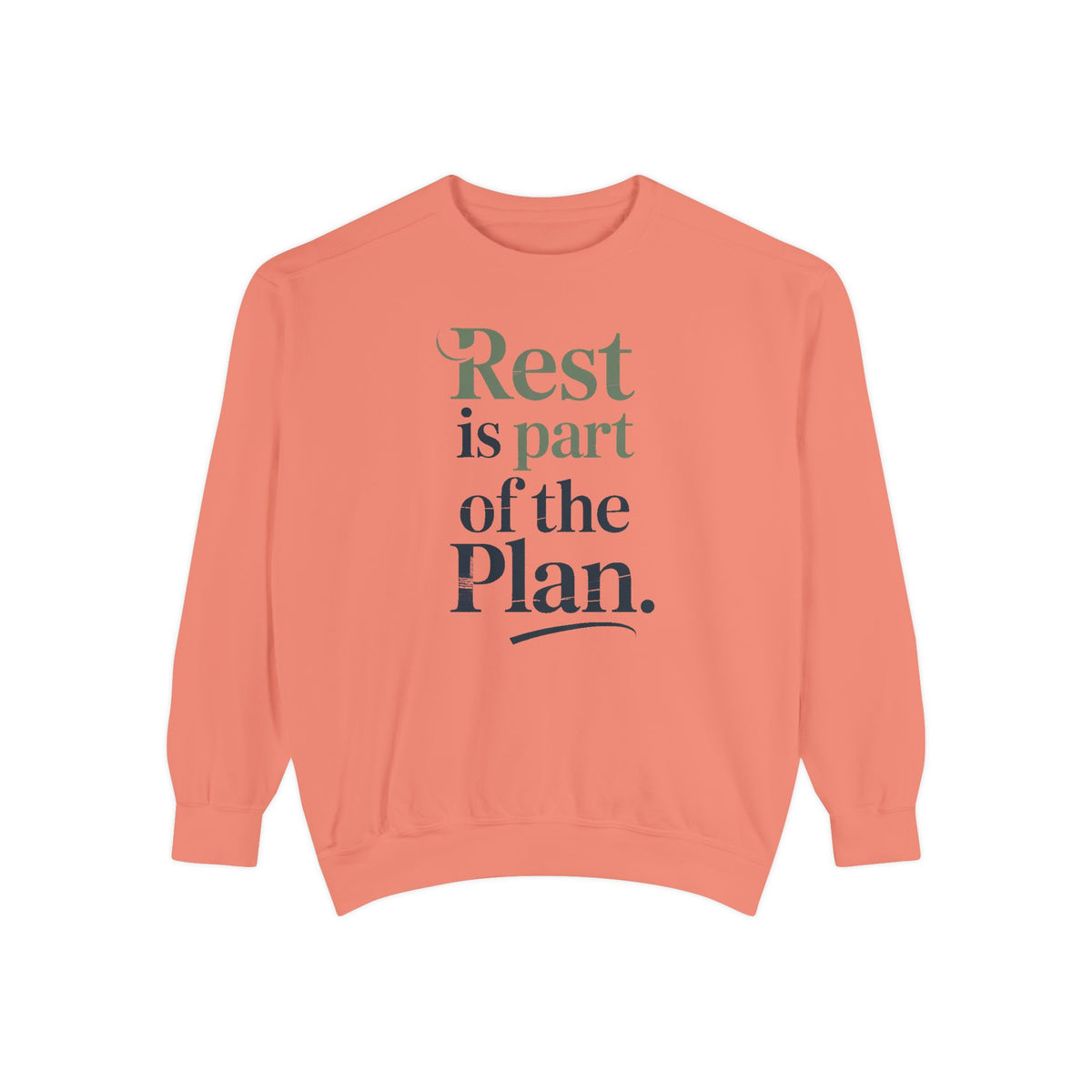 Mental Health Self Care Sweatshirt, Rest Is Part Of The Plan, Mental Health Awareness Gift, Self Care Crewneck, Therapy Support Sweatshirt