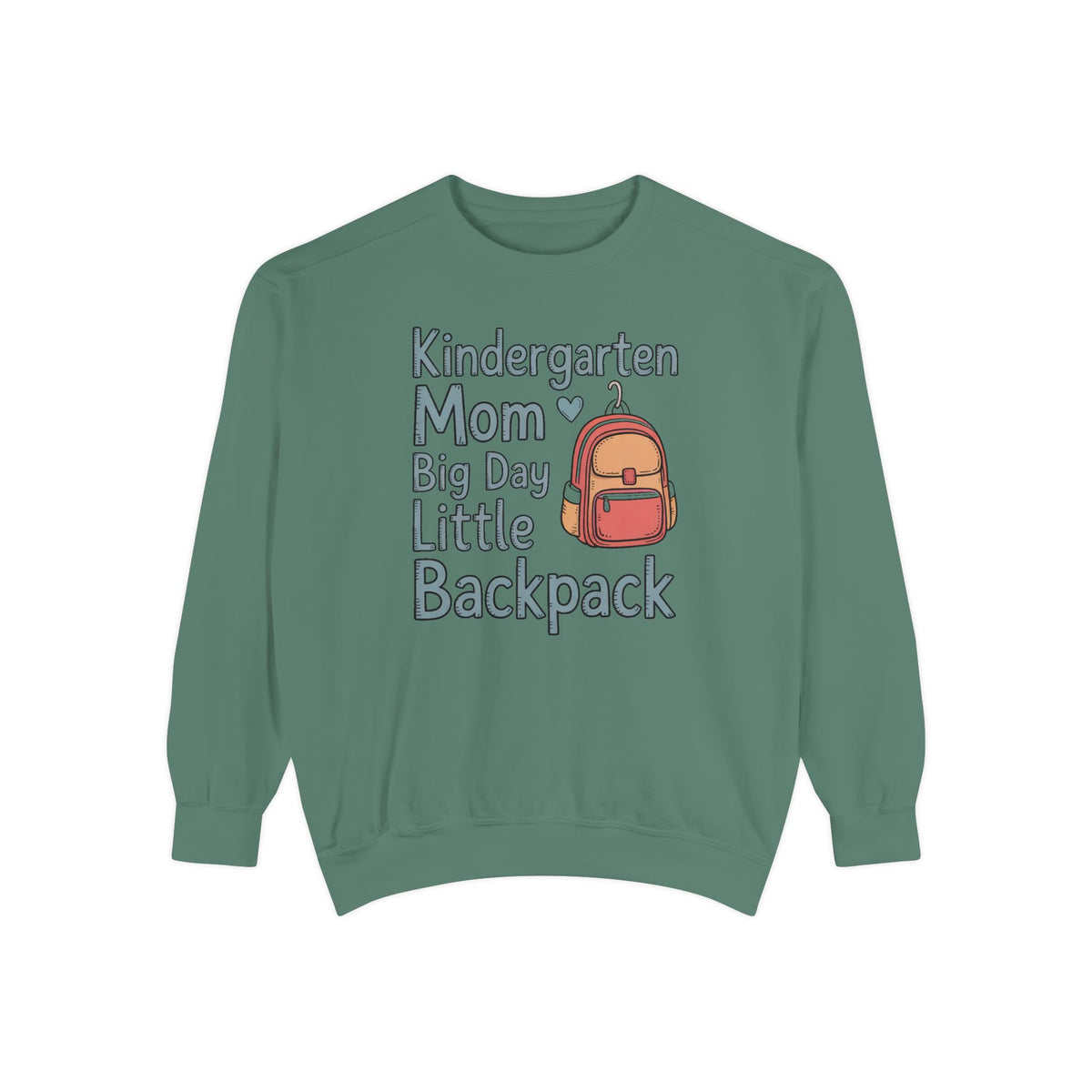 Kindergarten Mom Sweatshirt, Big Day Little Backpack Crewneck, Back To School Gift For Mom, First Day of Kindergarten Shirt, Mom Of Kinderg…