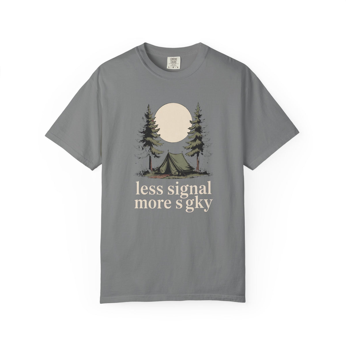 Camper Shirt, Less Signal More Sky Tee, Camping Gift, Hiking Hobby Shirt, Nature Lover Gift, Outdoor Adventure T-Shirt, Camper Gift For Him…