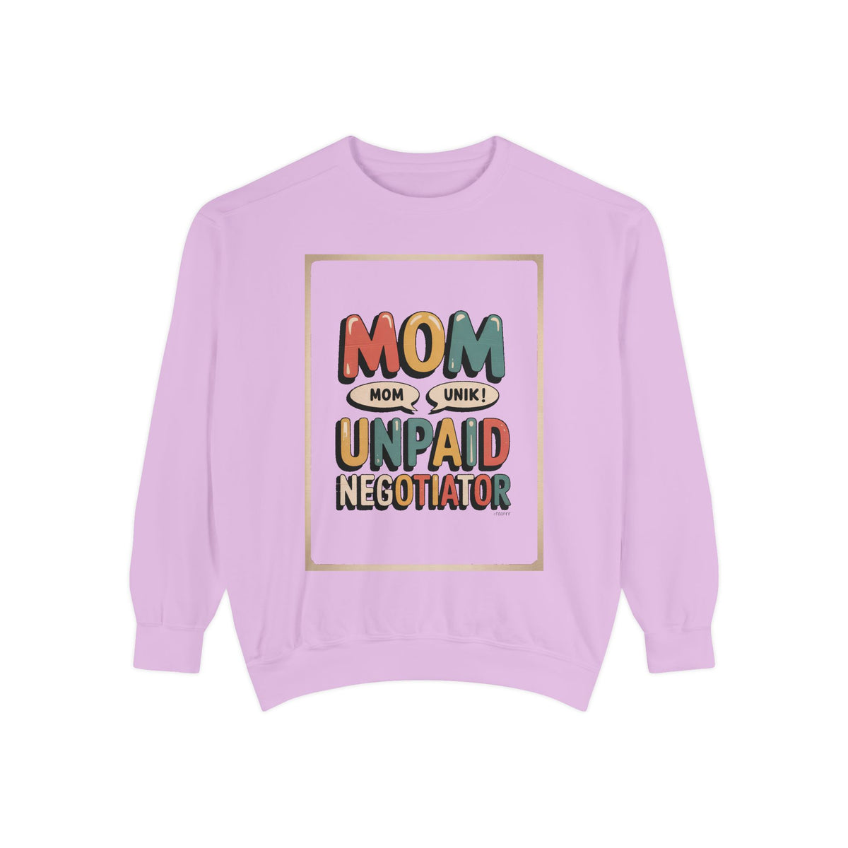 Mom Sweatshirt, Unpaid Negotiator Crewneck, Funny Mom Sarcasm Gift, Retro Mom Life Sweatshirt, Sarcastic Mom Gift, Mother's Day Tee