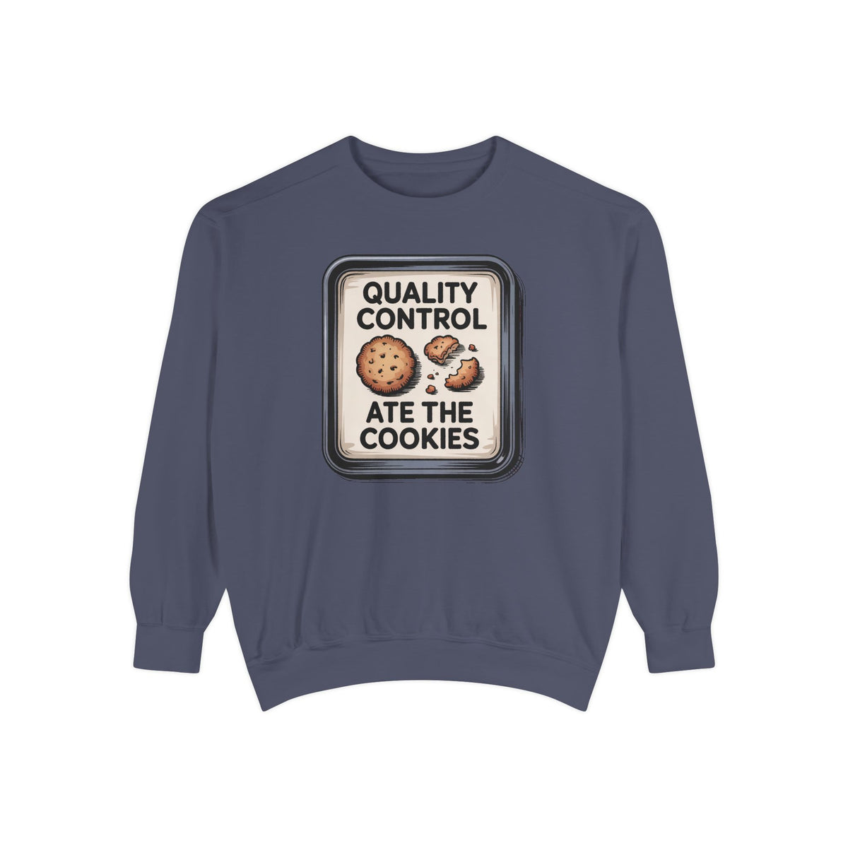 Baker Christmas Sweatshirt, Quality Control Ate The Cookies, Funny Christmas Gift For Baker, Holiday Cookie Crewneck, Funny Baking Tee