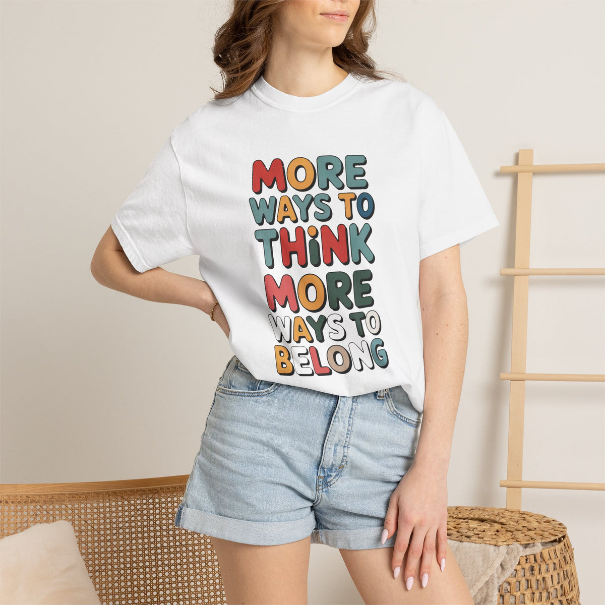 Autism Acceptance Shirt, Neurodiversity Gift, More Ways To Think Tee, Autism Awareness Shirt, Infinity Loop Support Shirt, Neurodivergent P…