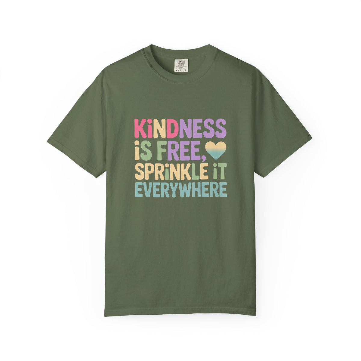 Kindness Is Free Sprinkle It Everywhere Shirt, Positive Quote T-Shirt, Kindness Matters Tee, Motivational Gift for Teacher Friend