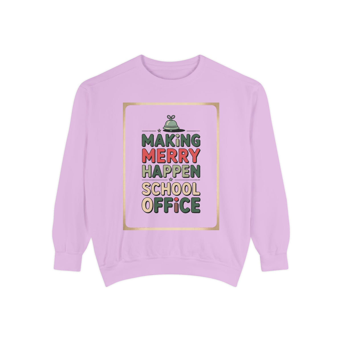 School Office Sweatshirt, Making Merry Happen Christmas Crew, School Office Staff Gift, Christmas Profession Crewneck, Office Team Holiday…