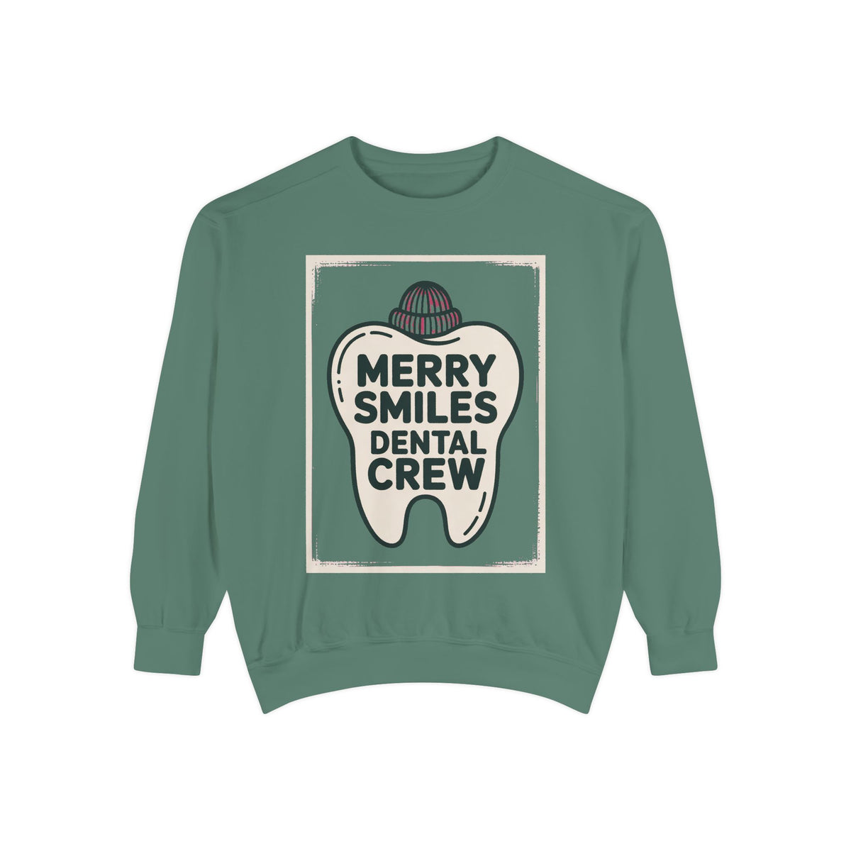 Dental Christmas Team Sweatshirt, Merry Smiles Dental Crew Gift, Christmas Gift For Dentist, Dental Office Holiday Sweatshirt, Dental Hygie…