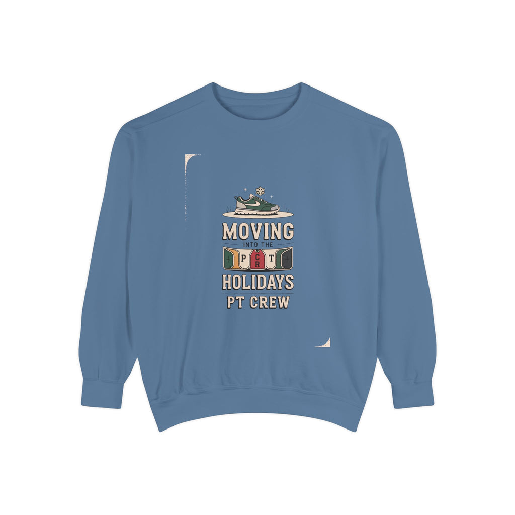 Physical Therapy Crew Sweatshirt, Moving Into The Holidays, PT Crew Christmas Gift, Physical Therapist Christmas Shirt, PT Squad Sweater