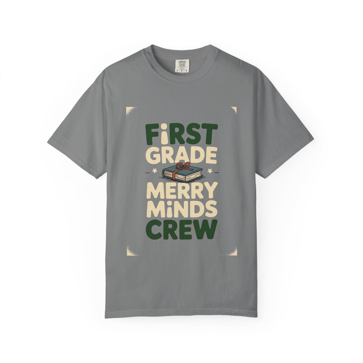 First Grade Teacher Shirt, Merry Minds Crew Tee, Christmas Teacher Gift, Holiday Teacher Squad Shirt, First Grade Christmas Group Tee, Teac…