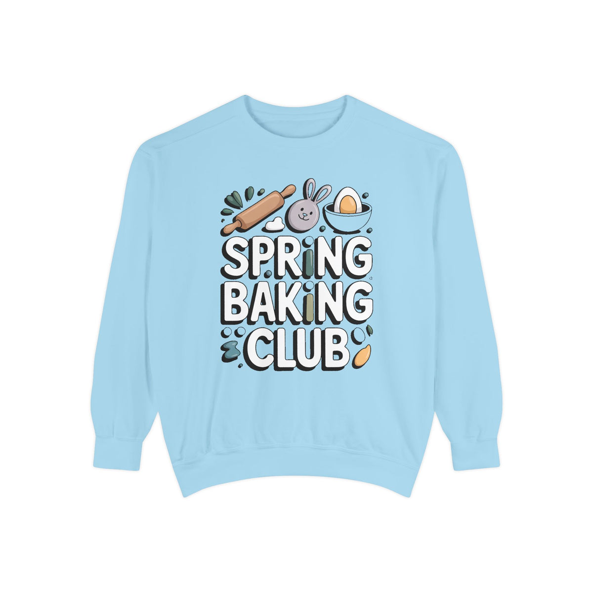 Home Baker Sweatshirt, Easter Gift for Baker, Spring Baking Club Crewneck, Easter Baking Lover Sweatshirt, Cute Easter Gift for Her
