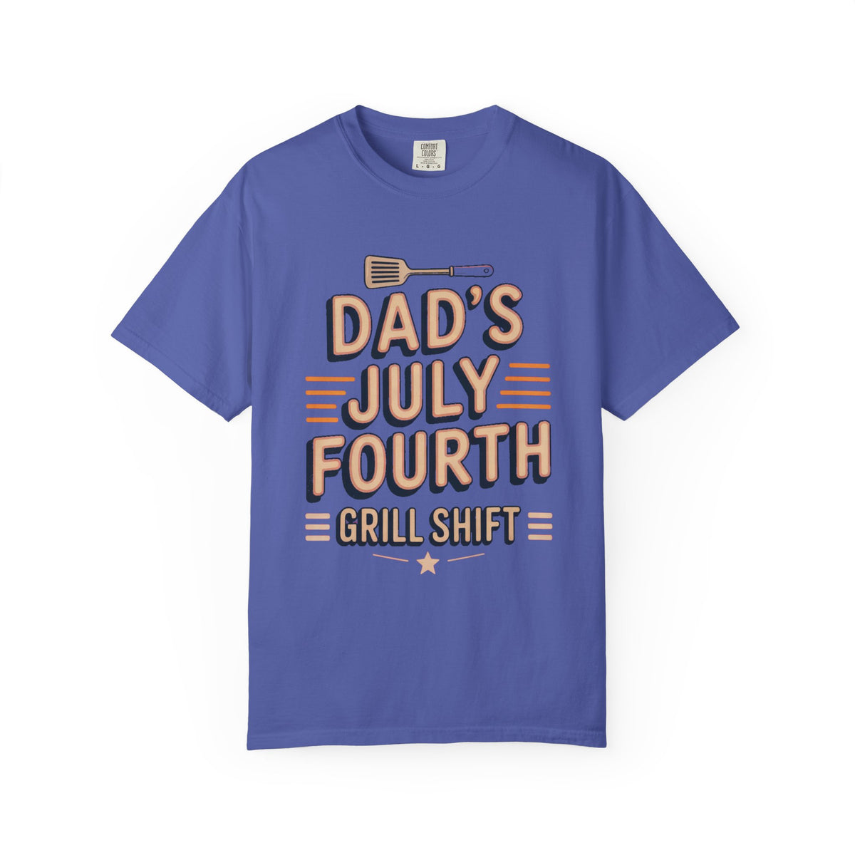 Dad's Fourth of July Shirt, Grill Shift BBQ Dad Tee, Funny Patriotic Grilling Gift For Dad, 4th Of July Dad Shirt, BBQ Dad Gift
