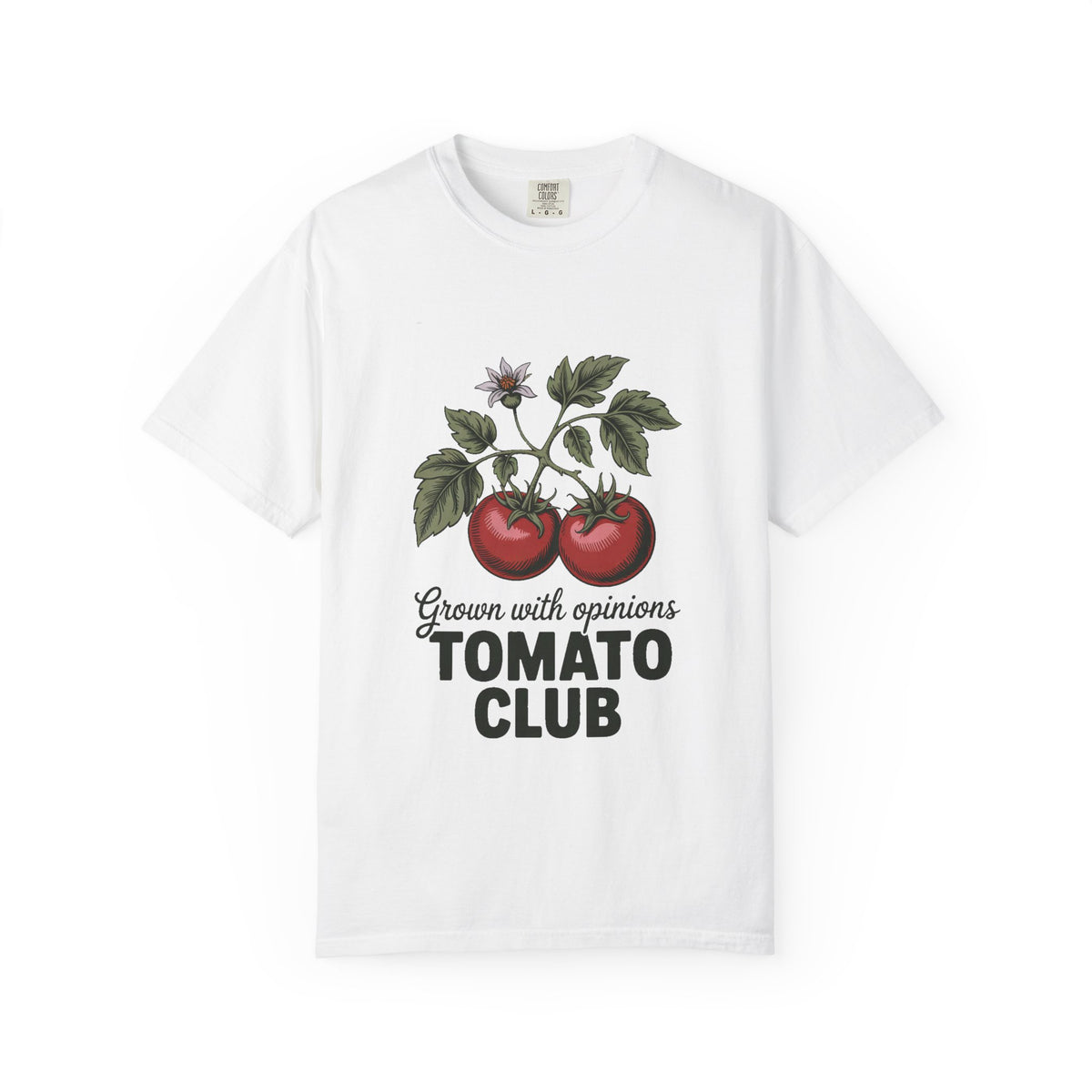 Gardener T-Shirt, Grown With Opinions Tomato Club, Funny Gardening Gift, Tomato Lover Tee, Vegetable Garden Shirt, Hobby Gift For Gardener