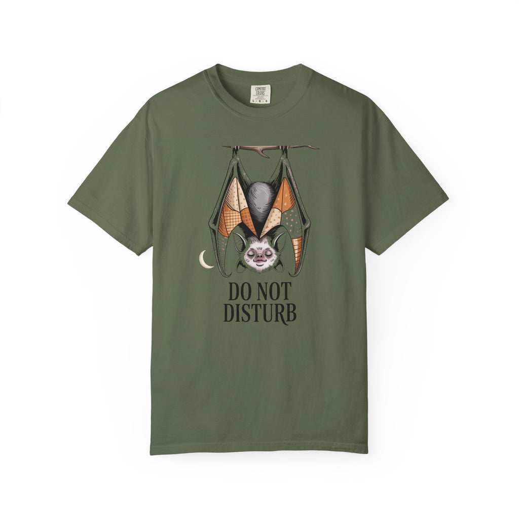 Do Not Disturb Bat Shirt, Funny Halloween T-Shirt, Sleepy Bat Vintage Tee, Spooky Season Gift, Cute Bat Lover Shirt